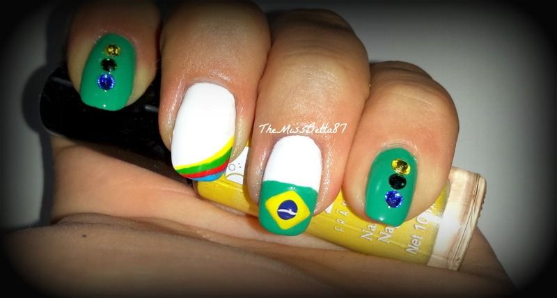 Nail art a tema Brasile 2014: unghie… mondiali!