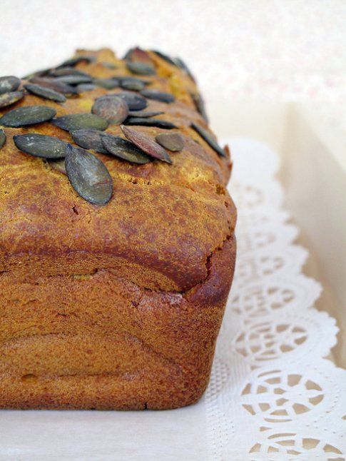 Cake alla zucca. Ricetta e foto dal blog 'Semplicemente pepe rosa'.