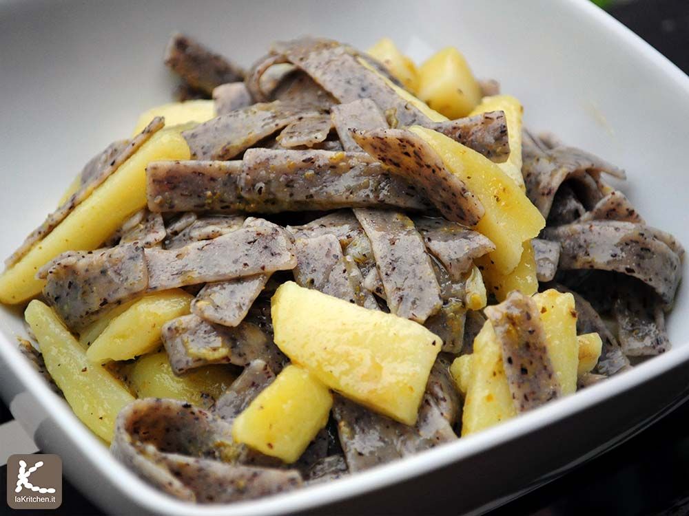 Pizzoccheri semplici con patate rosse