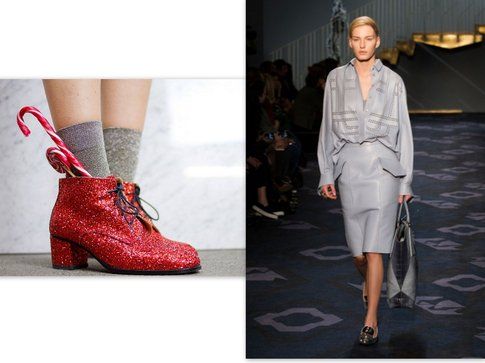 Boots Glitterati di L'F e completo in pelle di Tod's