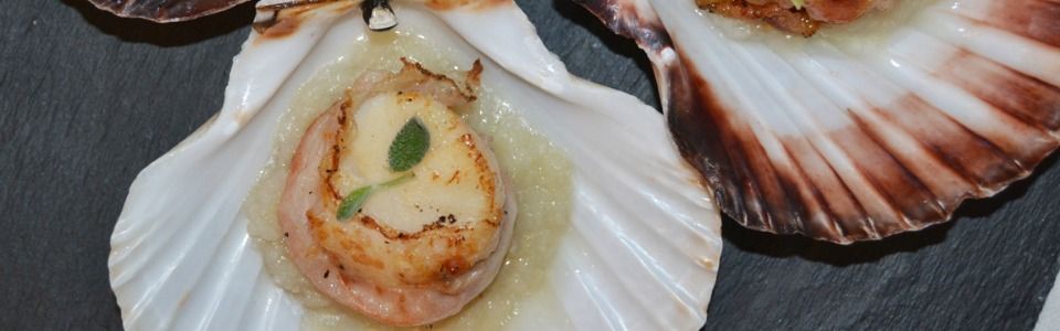 Speciale San Valentino: capesante al guanciale e crema di topinambur