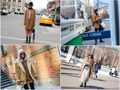 Camel Coat obsession per le strade di NY! - fonte: style.com, vogue.it, elle.com, grazia.it