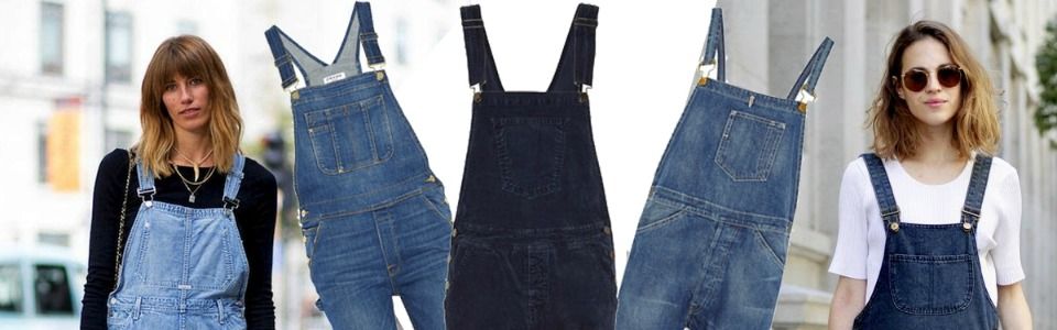 Salopette di jeans per la primavera-estate 2015