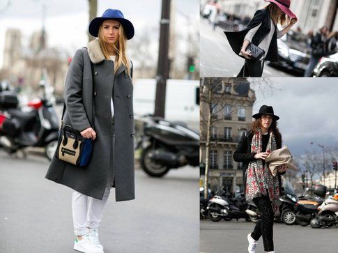 Street Style da Parigi: protagonista il cappello! - fonte: grazia.it, elle, lofficiel