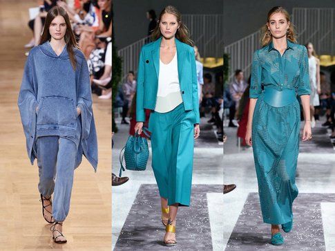 Un acqua marina più tendente al Blu nelle collezioni di Chloe e Tods- fonte: elle.it