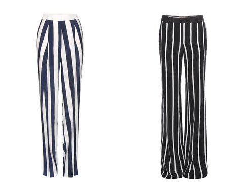 Righe verticali: i pantaloni di Stella McCartney ed Emilio Pucci