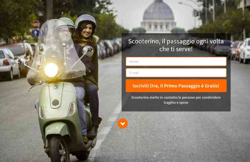 Scooterino: il moto sharing stile Uber