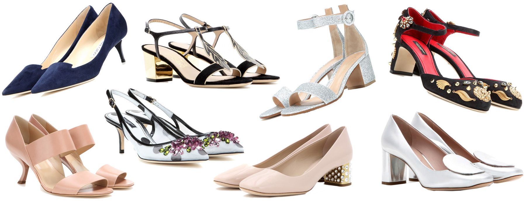 Tendenze primavera-estate 2015: le scarpe con tacco midi