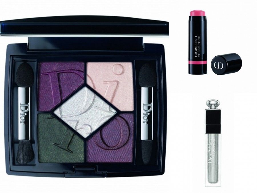 Palette ombretti Eclectic, Diorblush Cheek Stick Blush e Dior Addict Fluid Shadow  numero 025 Magnetic