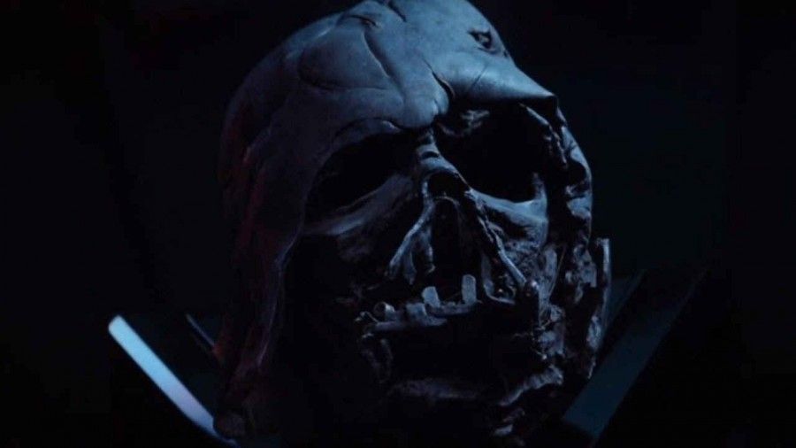 Il casco di Darth Vader in Star Wars-il Risveglio della Forza