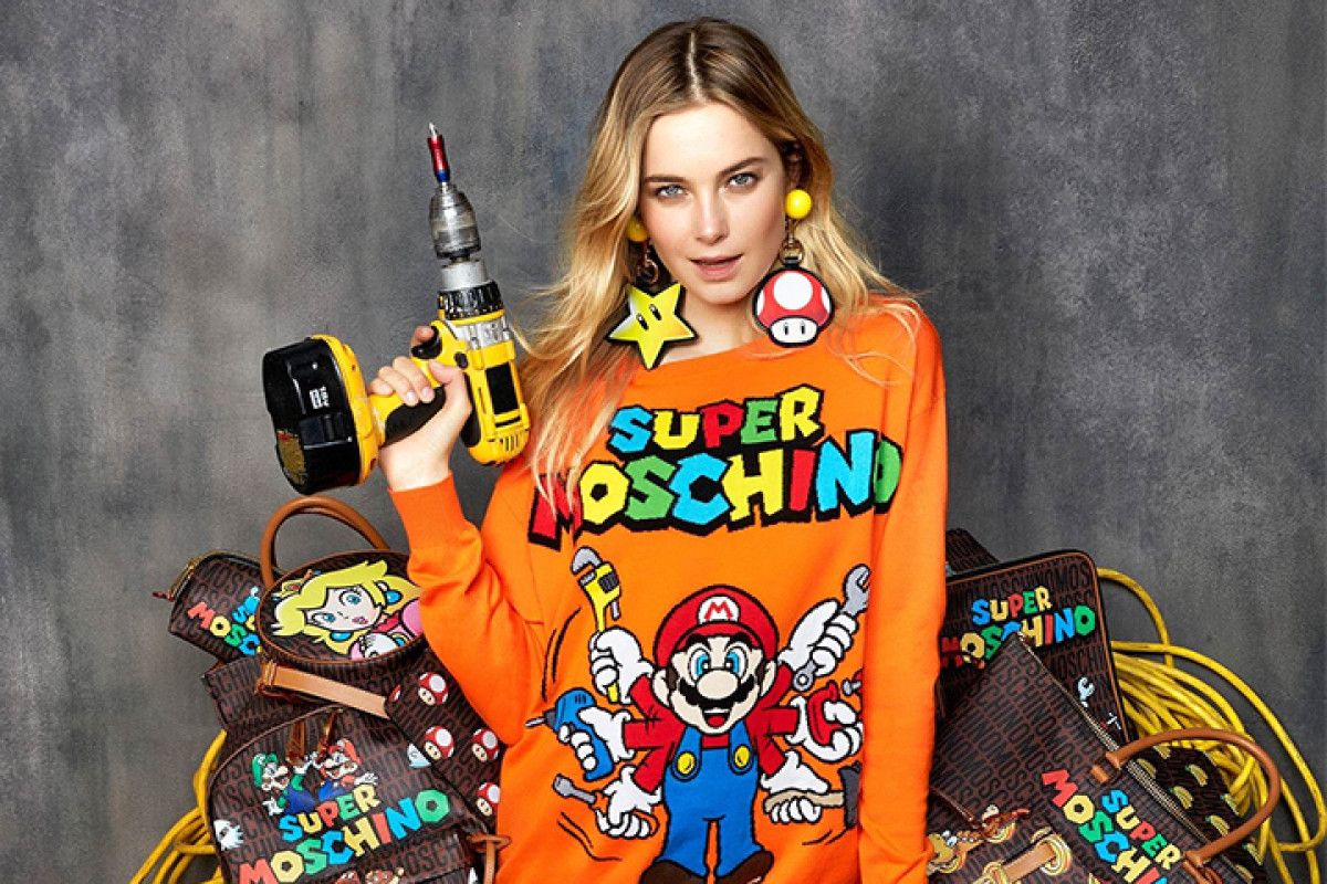 Moschino lancia la nuova capsule collection dedicata a Super Mario Bros