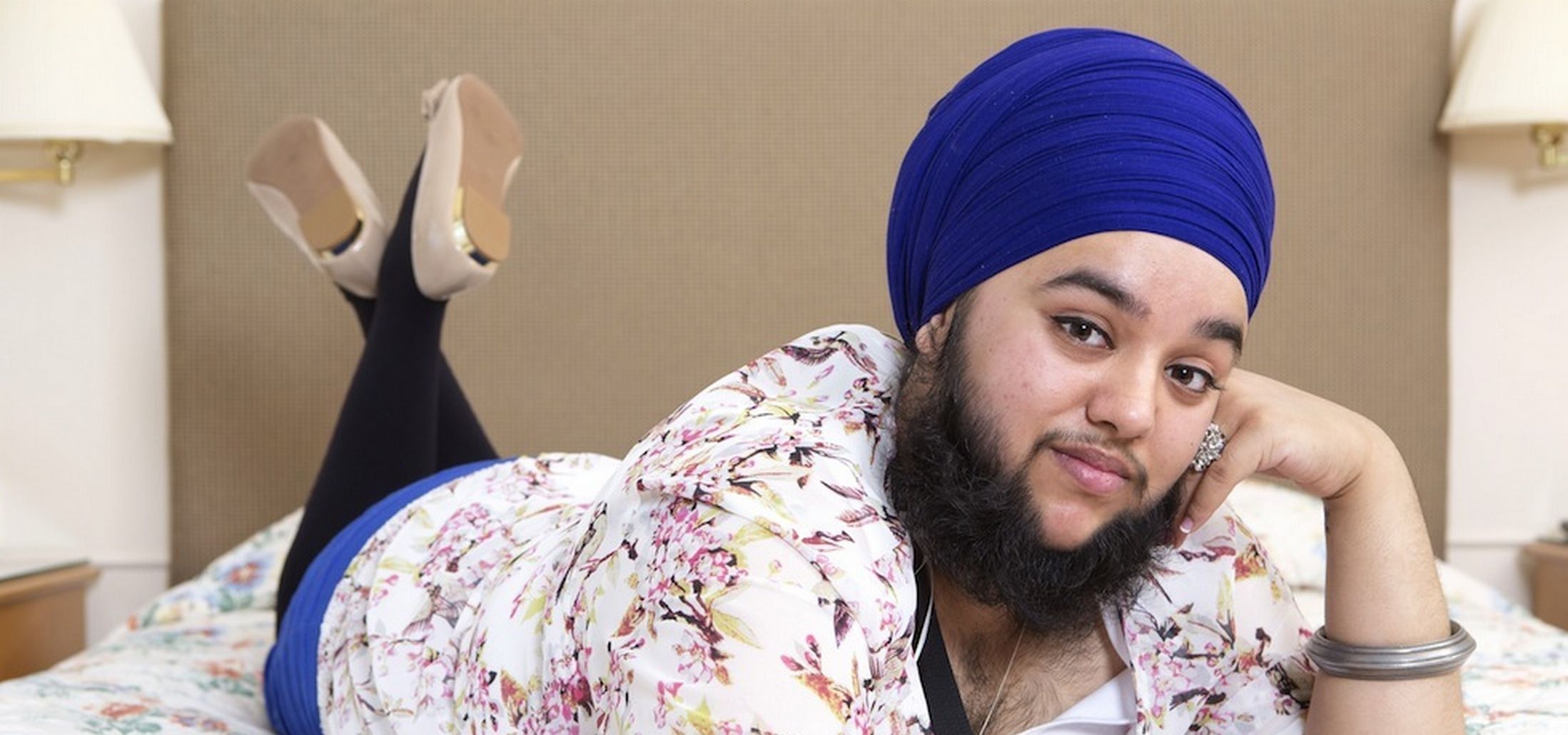 Harnaam Kaur, la prima modella con la barba