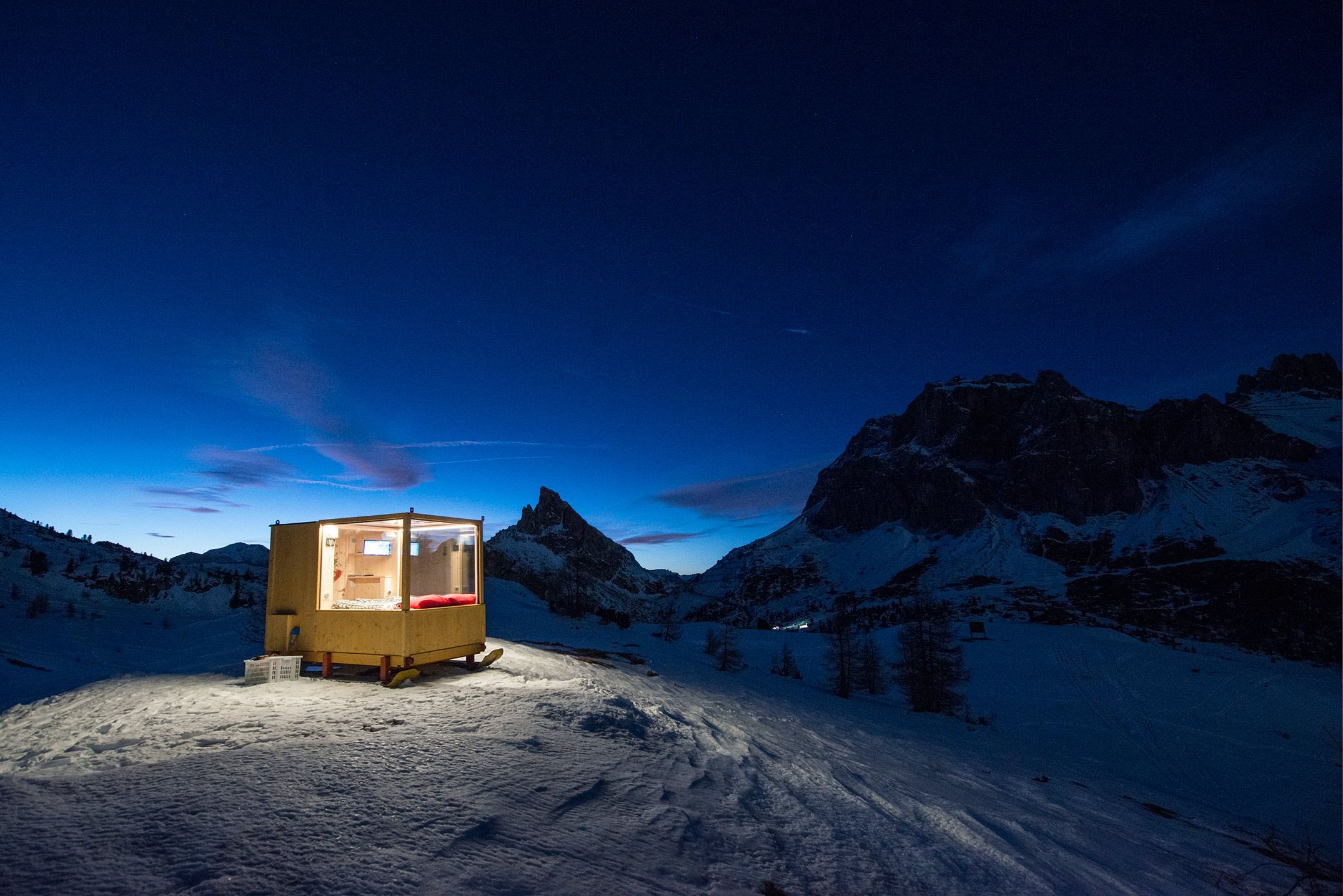 Come dormire a Cortina sotto un cielo di stelle