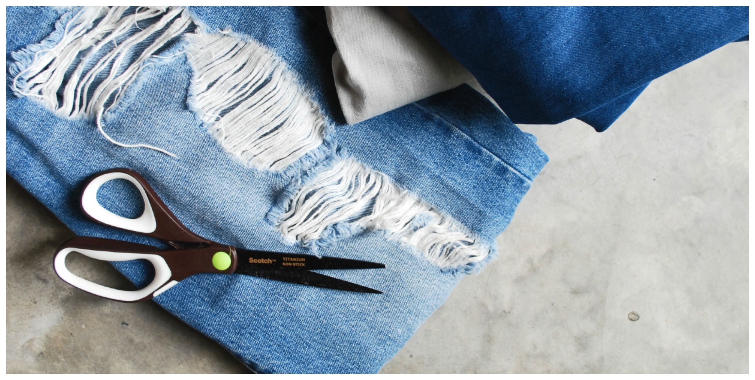 Riciclare vecchi jeans per creare qualcosa di molto trendy