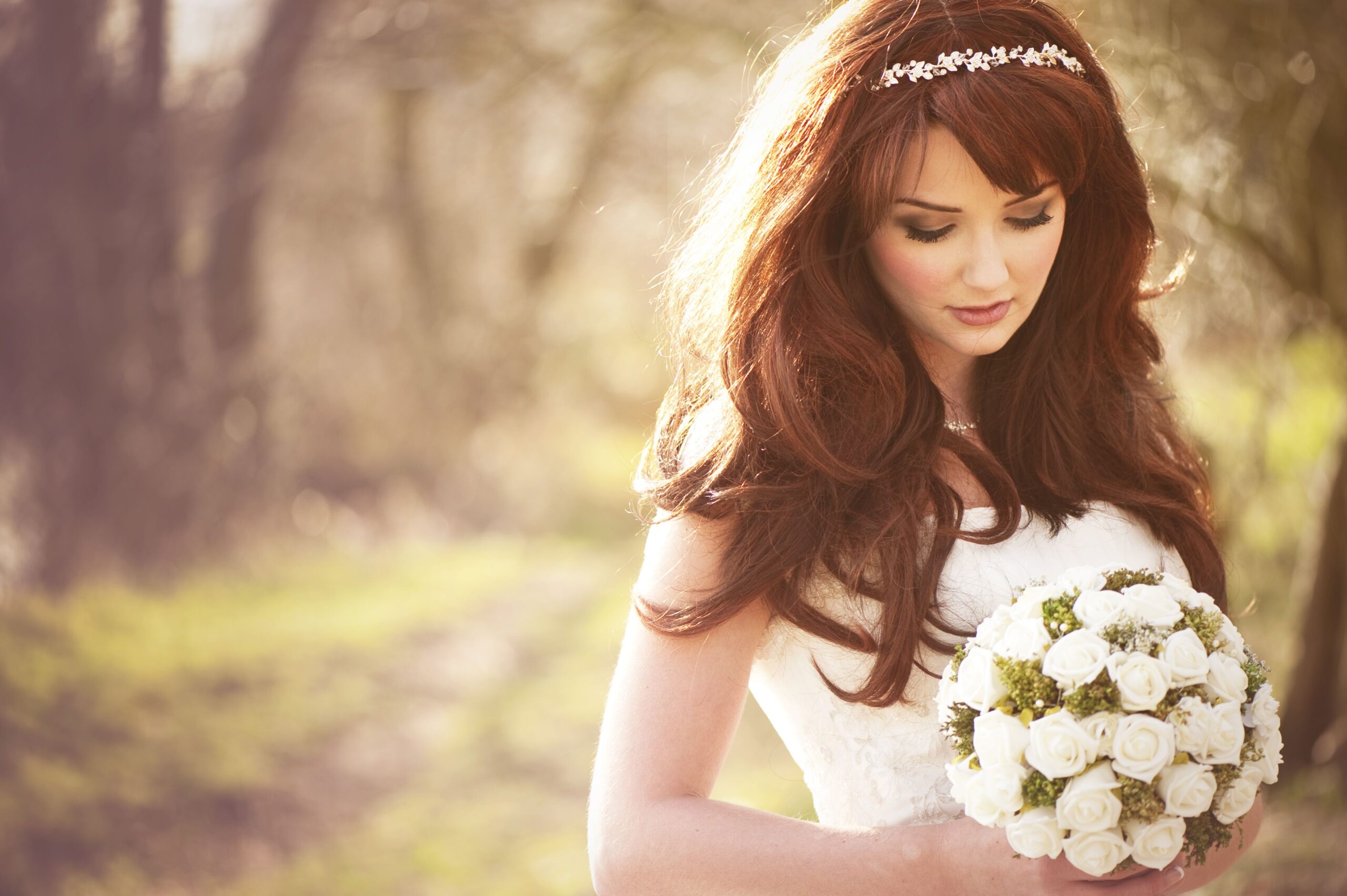 Idee per capelli lunghi da sposa