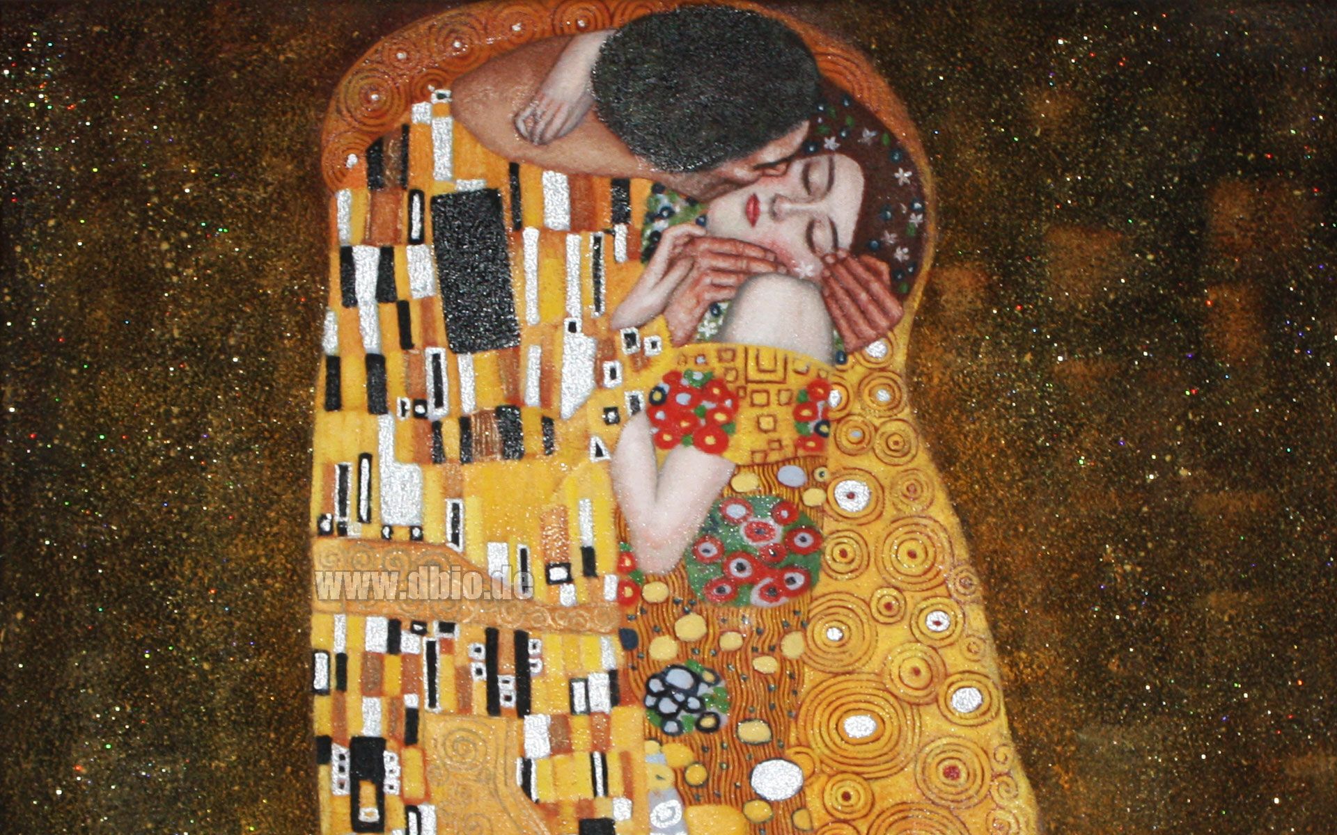 Il bacio Klimt diventa un make up