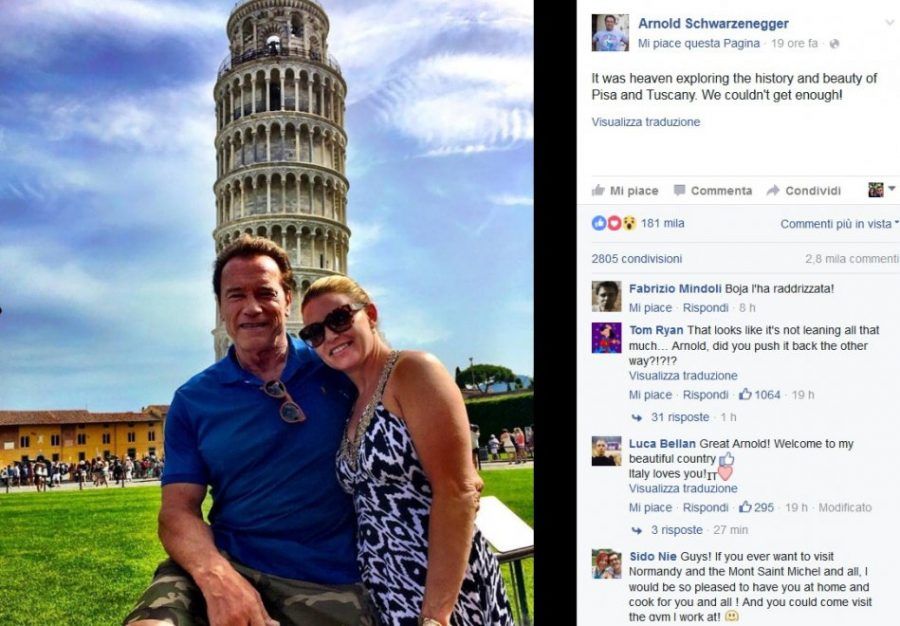 Arnold Schwarzenegger-pisa