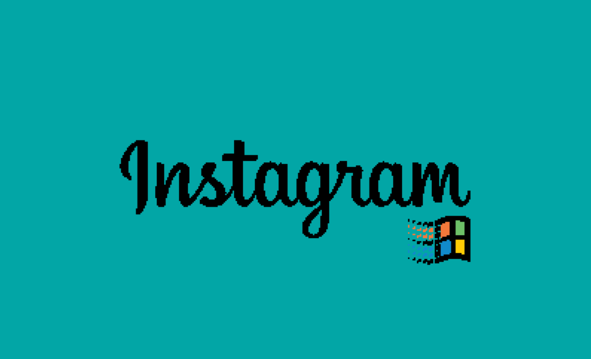 Come sarebbe Instagram su Windows 95