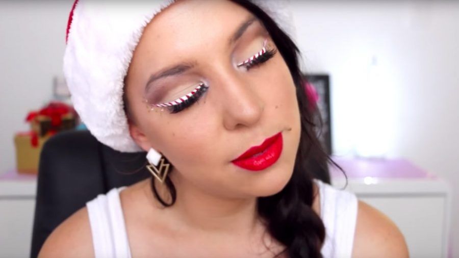 Candy Cane Eyeliner