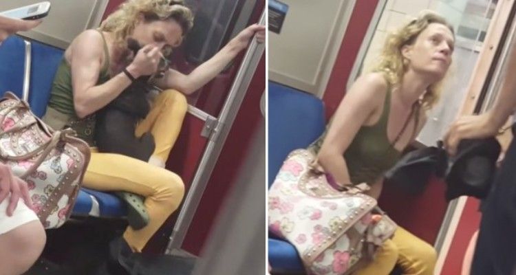 Donna inizia a comportarsi in modo strano nei confronti del suo cagnolino