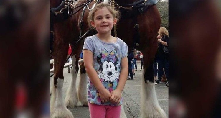 Papà fa una foto alla figlia: guardate cosa fa il cavallo dietro!