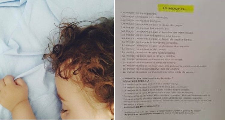 Le mamme le chiedevano sempre cosa fosse meglio per i propri figli. La pediatra risponde con un cartello che ha commosso migliaia di madri.