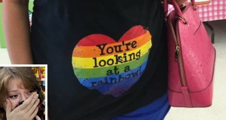 Il significato del “cuore arcobaleno” sulla maglia di una donna incinta