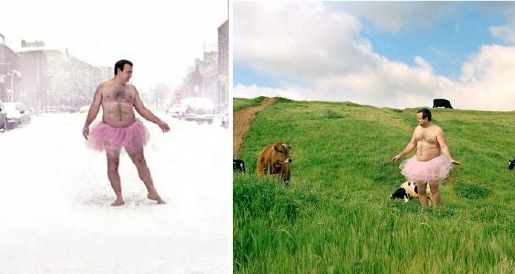 Quest’uomo decide di fotografarsi con un tutù rosa, per un motivo molto commovente.