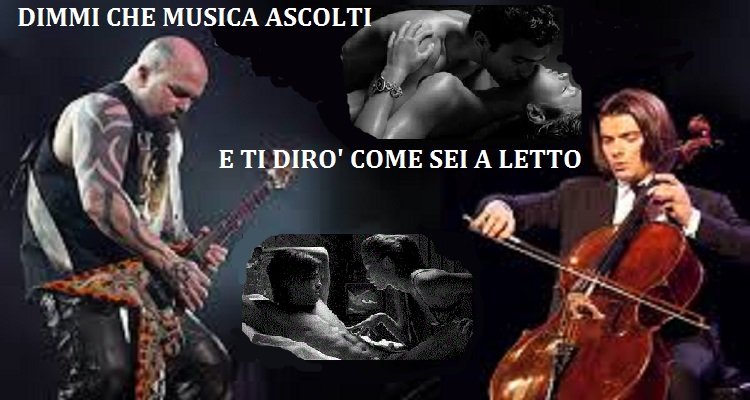 Dimmi che musica ascolti e ti dirò come sei a letto.