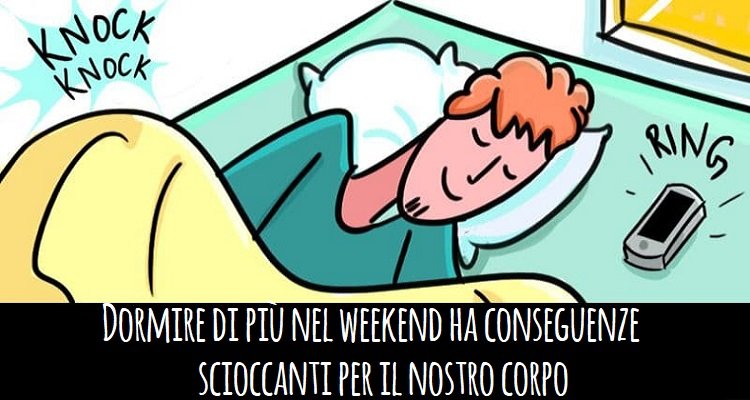 Recuperare il sonno nel weekend ci aiuta a vivere meglio