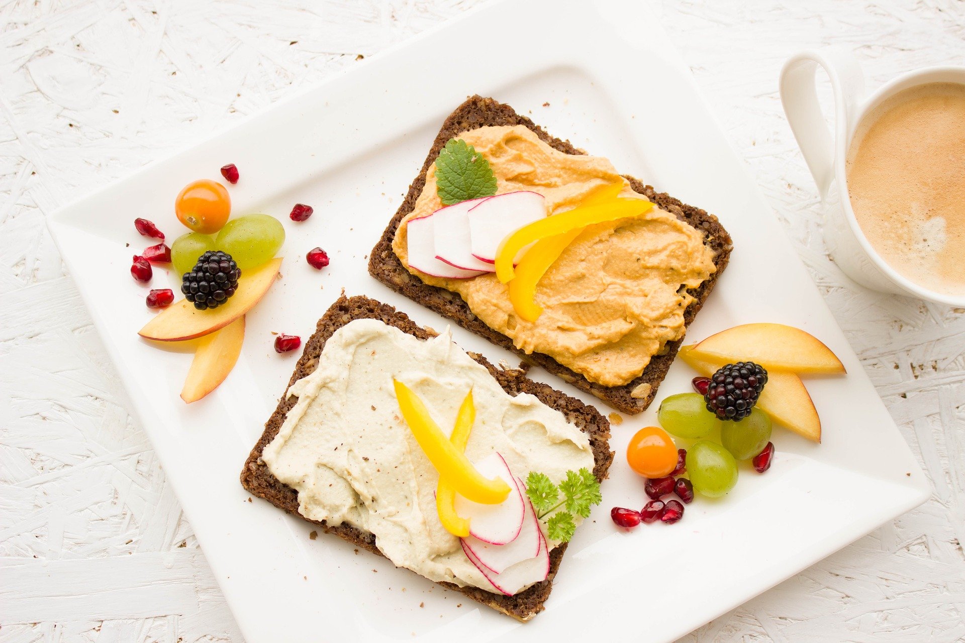 Alimentazione e colori, anche a colazione