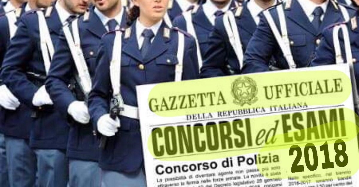 Bando 654 allievi agenti di Polizia di Stato