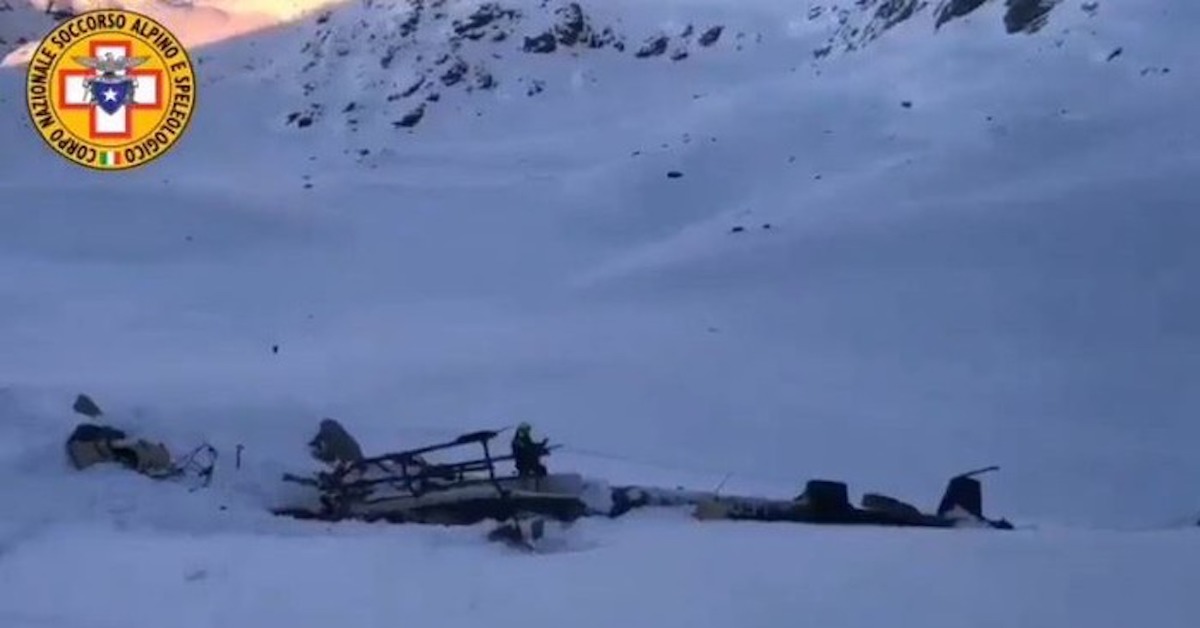 Aosta: incidente aereo