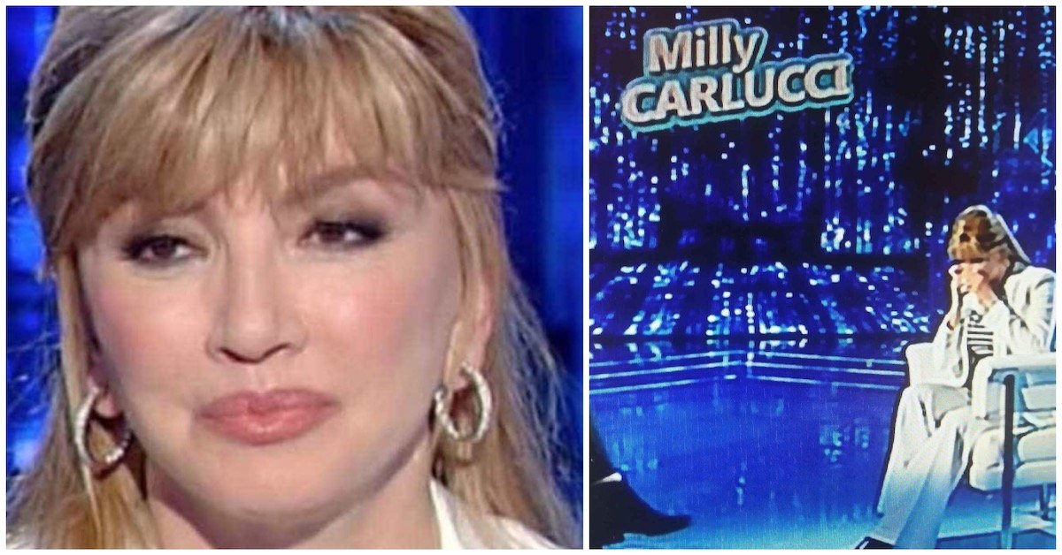 Milly Carlucci emozionata da Mara Venier