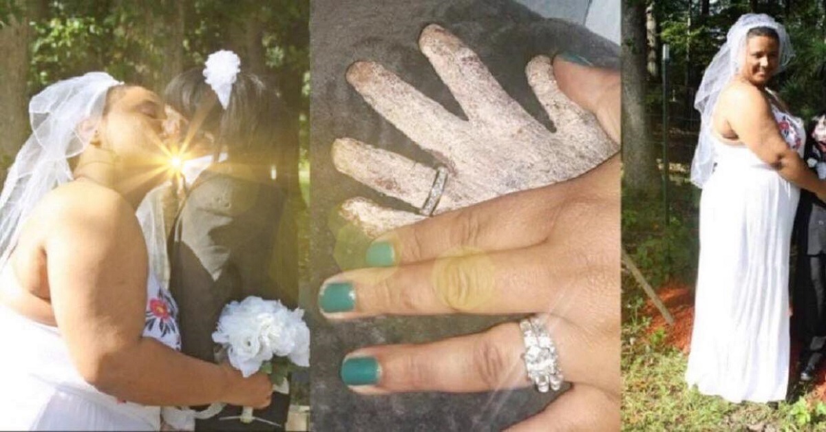 Donna sposa la sua bambola di 8 anni