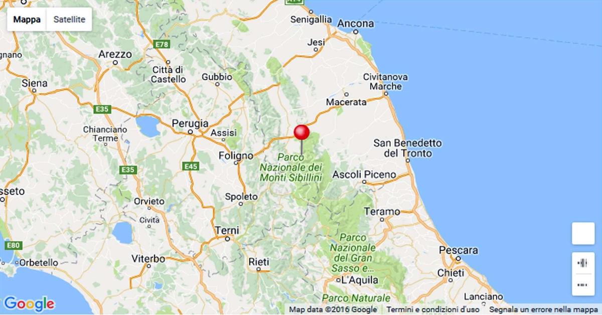 Terremoto magnitudo 3 nel Maceratese