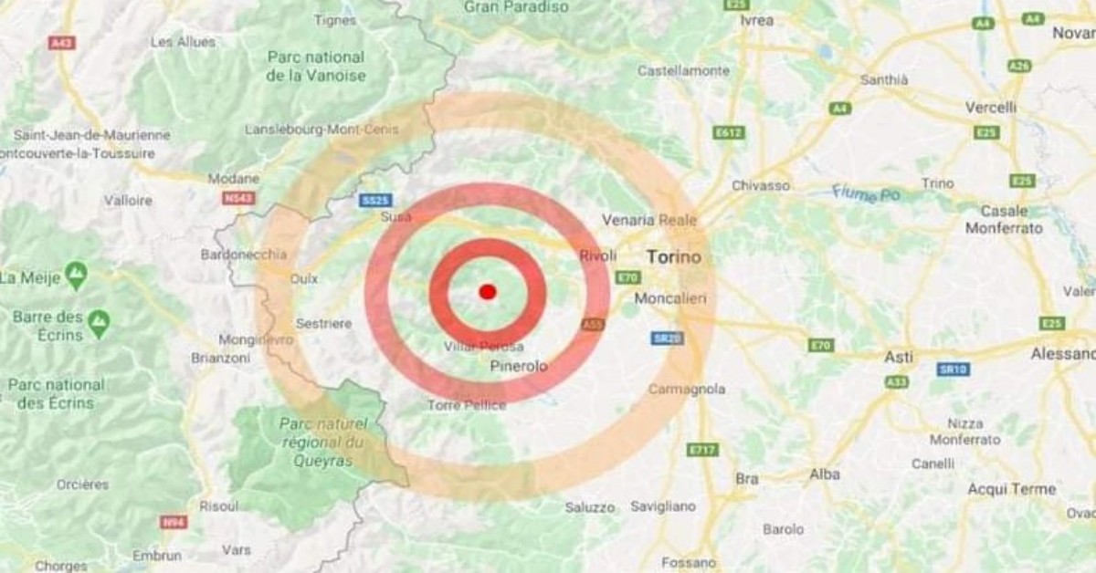 Registrata Scossa Di Terremoto Con Magnitudo 3,4 A Torino - Bigodino