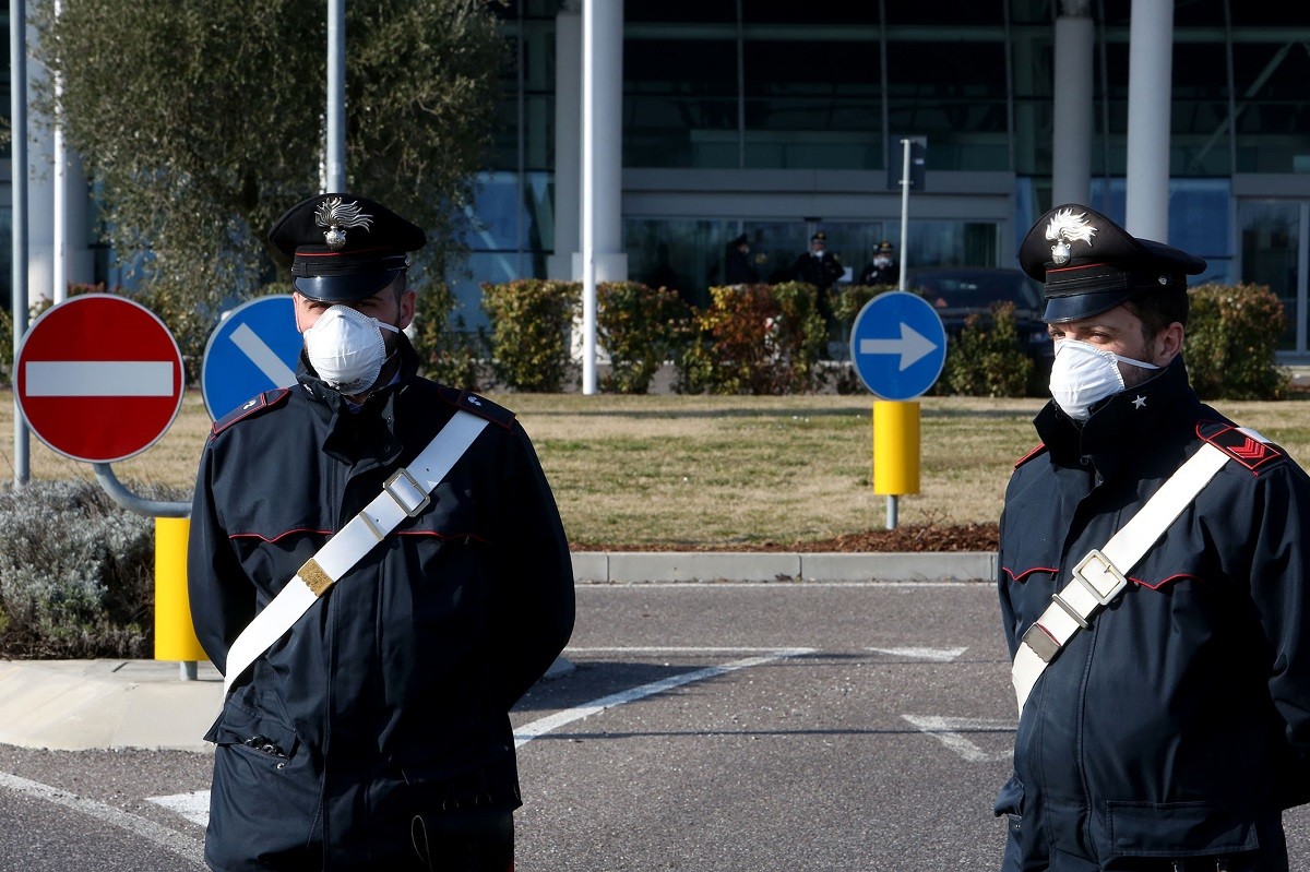 carabinieri mascherine