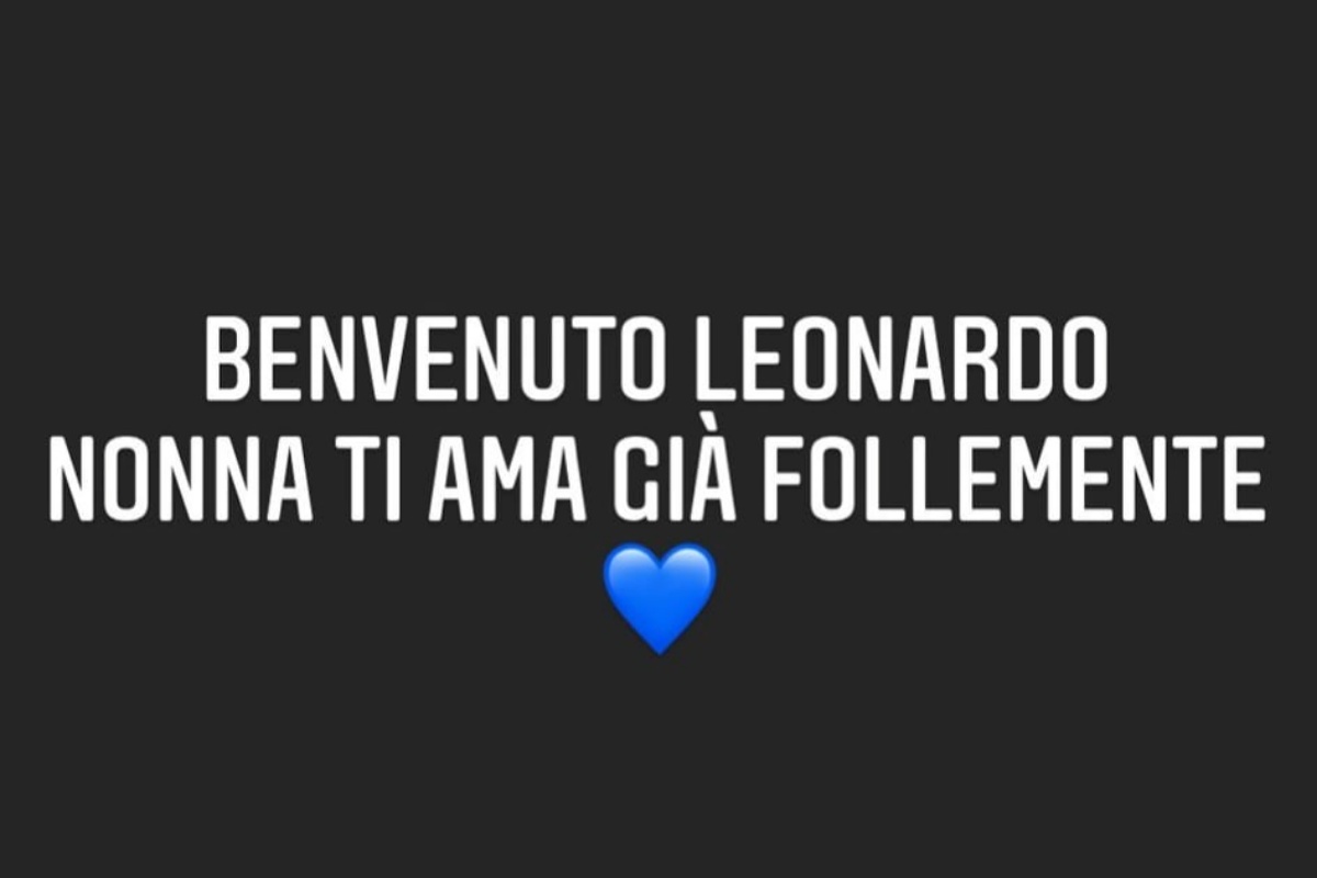 È nato Leonardo: una felicità infinita per Maria Zaffino, diventata nonna a 43 anni