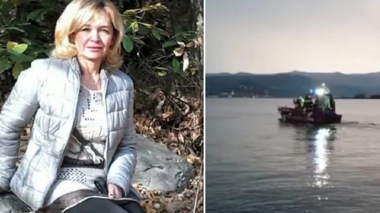 Barca ribaltata sul Lago Maggiore