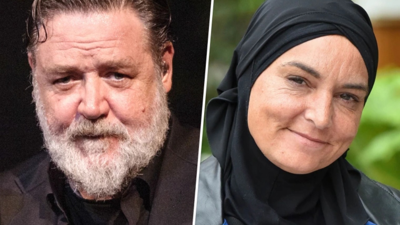 Russel Crowe e Sinead O'Connor 