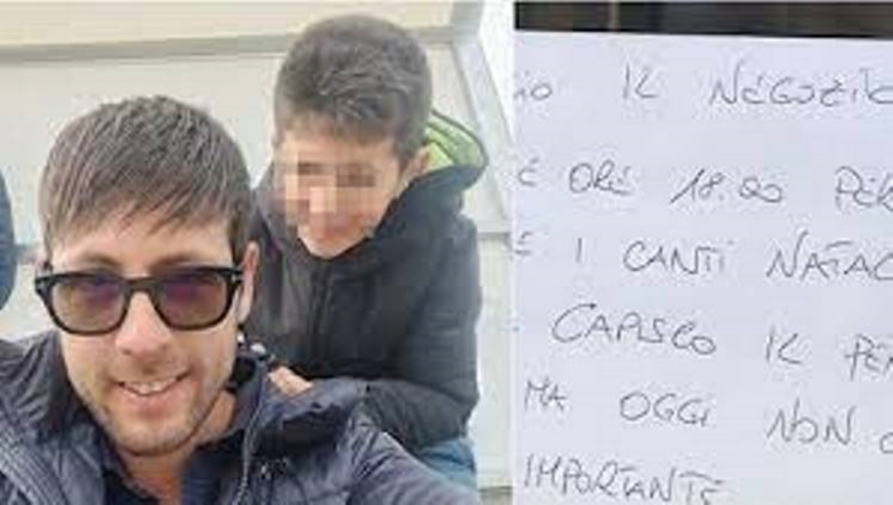 Davide Za biglietto recita figlio