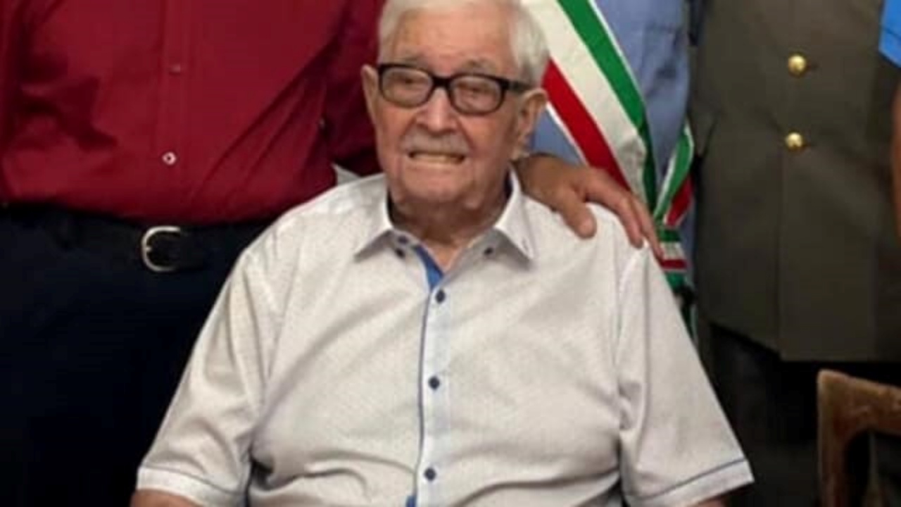 Tripolino Giannini, the oldest Italian man