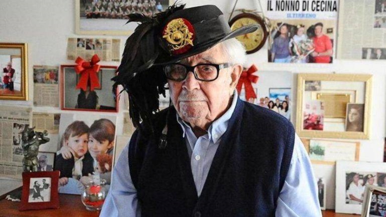 Tripolino Giannini, the oldest Italian man