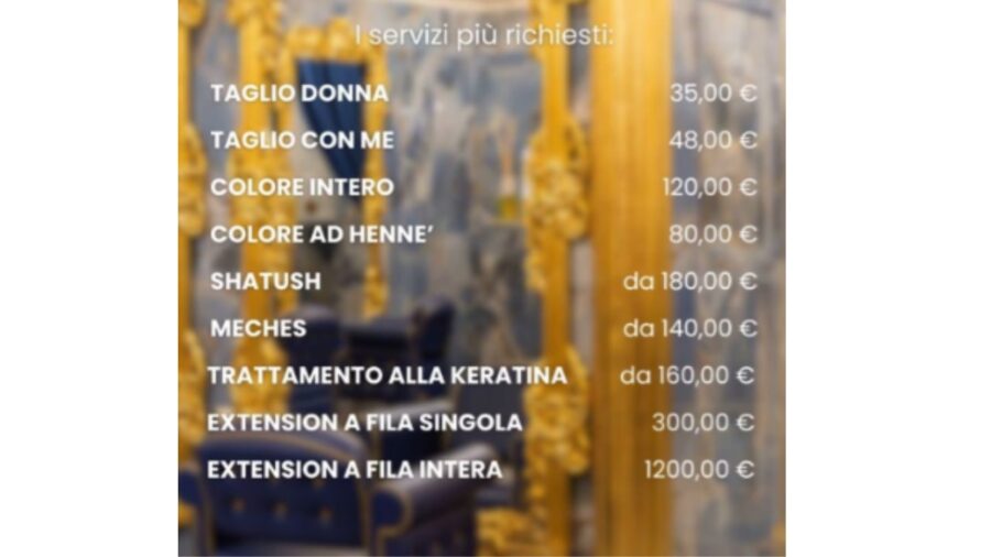 Federico Fashion Style price list