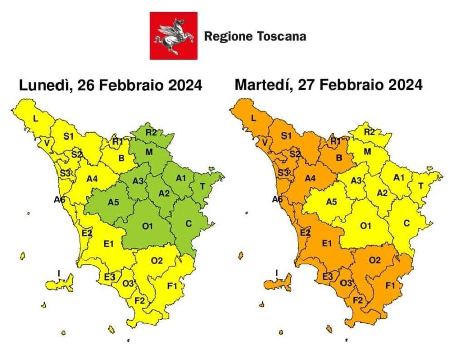 allerta meteo toscana