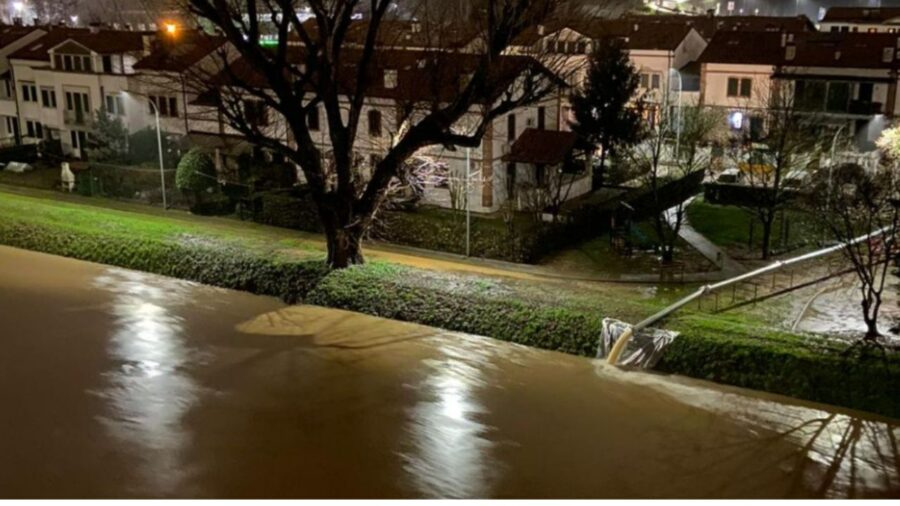 Vicenza allerta rossa per maltempo