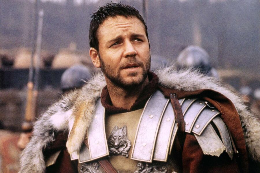 Russell Crowe, il gladiatore