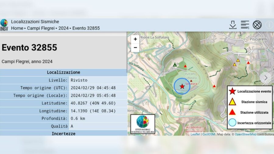 Earthquake in Naples