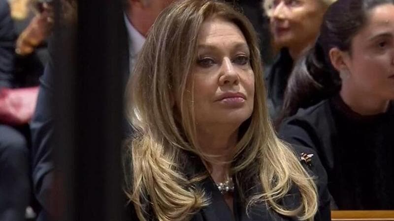 Veronica Lario at Silvio Berlusconi's funeral